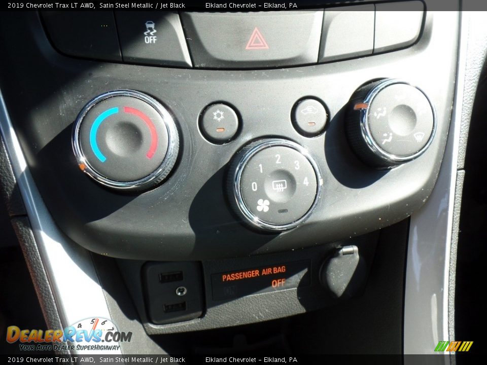 2019 Chevrolet Trax LT AWD Satin Steel Metallic / Jet Black Photo #30