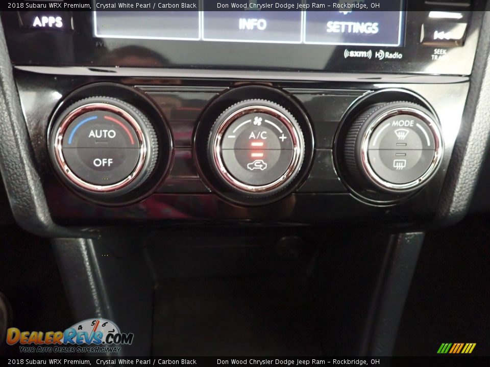 2018 Subaru WRX Premium Crystal White Pearl / Carbon Black Photo #21