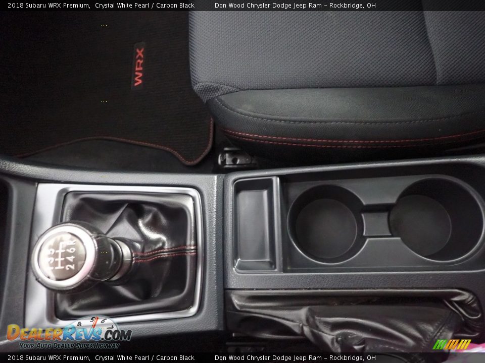 2018 Subaru WRX Premium Crystal White Pearl / Carbon Black Photo #22