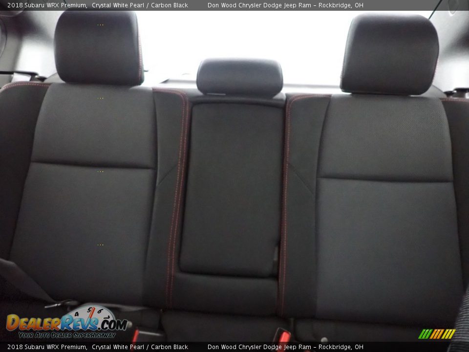 2018 Subaru WRX Premium Crystal White Pearl / Carbon Black Photo #23