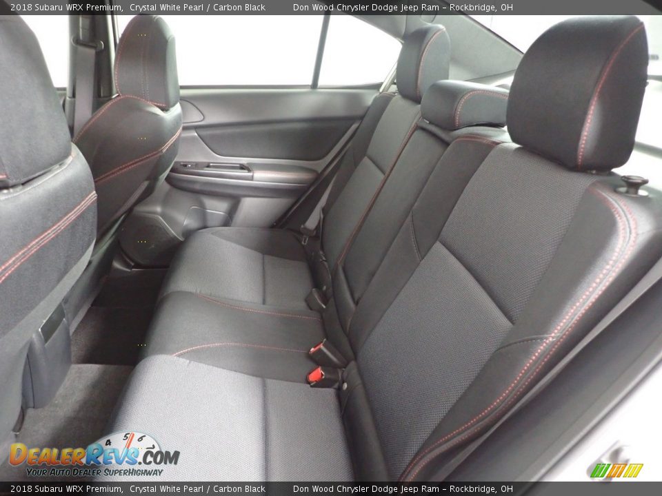 2018 Subaru WRX Premium Crystal White Pearl / Carbon Black Photo #25