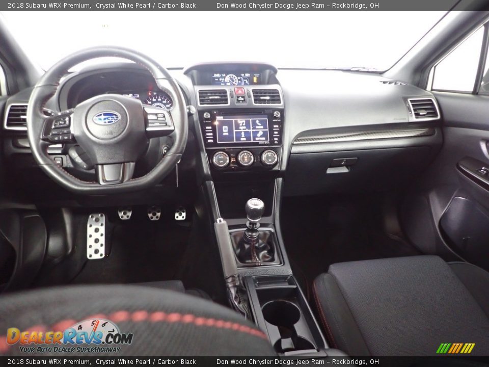 2018 Subaru WRX Premium Crystal White Pearl / Carbon Black Photo #26