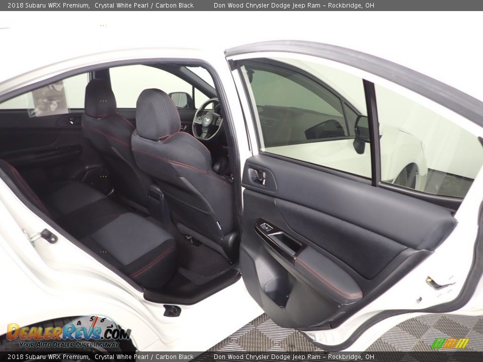 2018 Subaru WRX Premium Crystal White Pearl / Carbon Black Photo #29