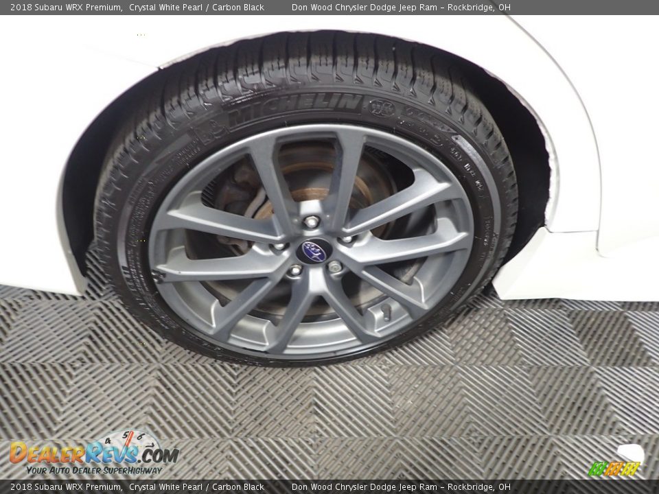 2018 Subaru WRX Premium Crystal White Pearl / Carbon Black Photo #31