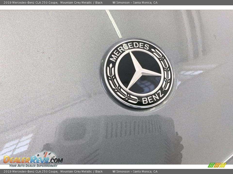 2019 Mercedes-Benz CLA 250 Coupe Mountain Grey Metallic / Black Photo #30