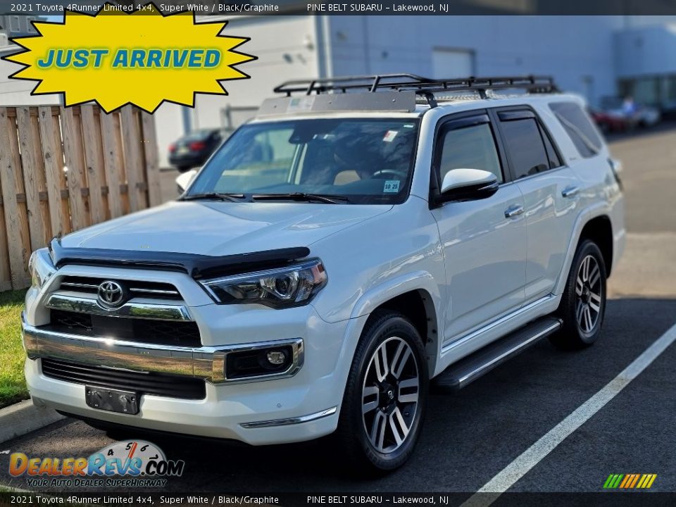 2021 Toyota 4Runner Limited 4x4 Super White / Black/Graphite Photo #1