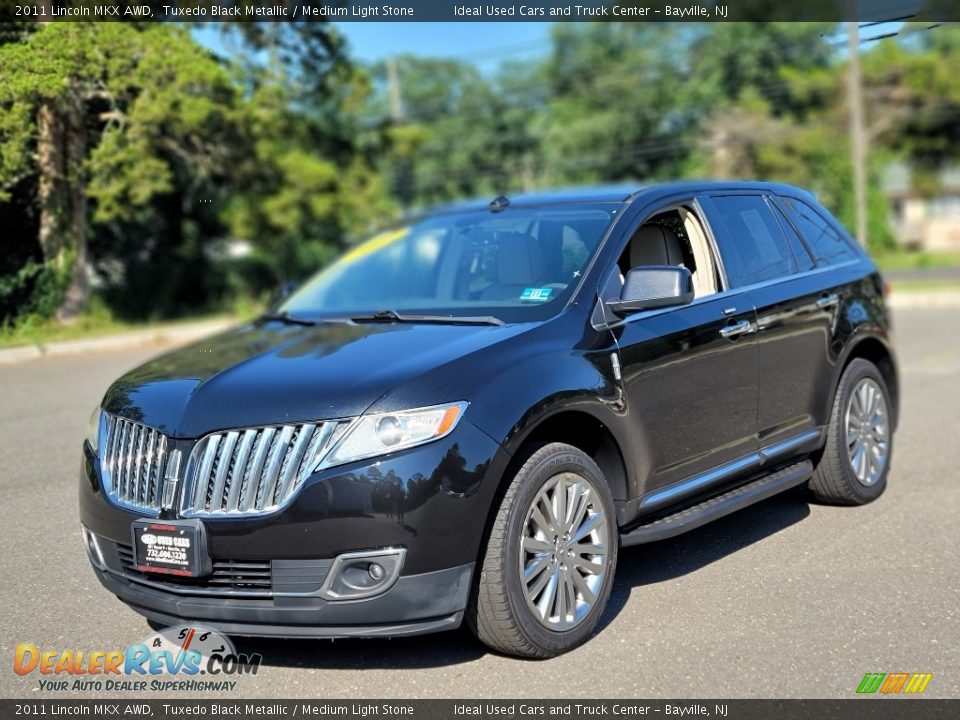 2011 Lincoln MKX AWD Tuxedo Black Metallic / Medium Light Stone Photo #1