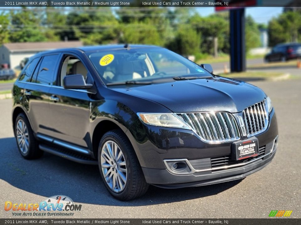 2011 Lincoln MKX AWD Tuxedo Black Metallic / Medium Light Stone Photo #2