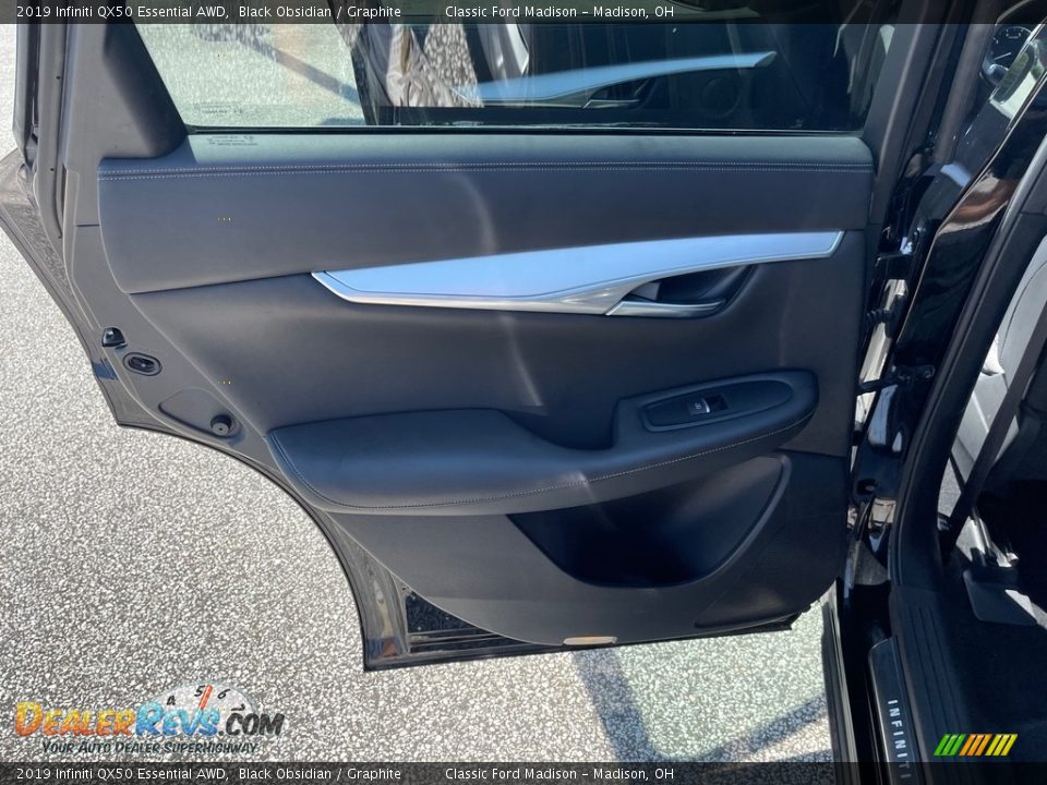 2019 Infiniti QX50 Essential AWD Black Obsidian / Graphite Photo #15
