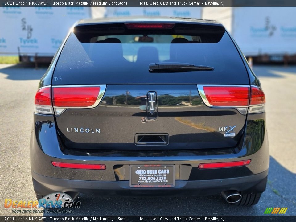 2011 Lincoln MKX AWD Tuxedo Black Metallic / Medium Light Stone Photo #6