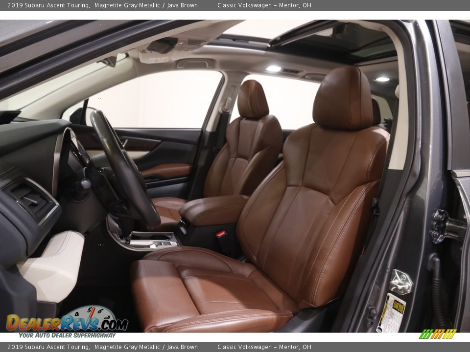 2019 Subaru Ascent Touring Magnetite Gray Metallic / Java Brown Photo #5