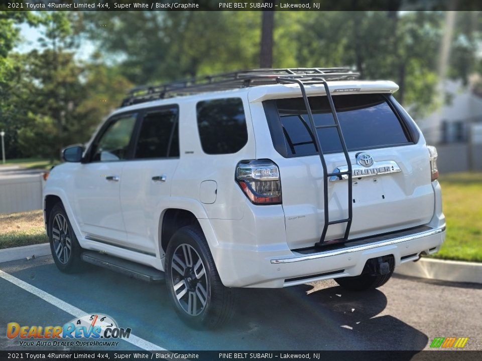 2021 Toyota 4Runner Limited 4x4 Super White / Black/Graphite Photo #8