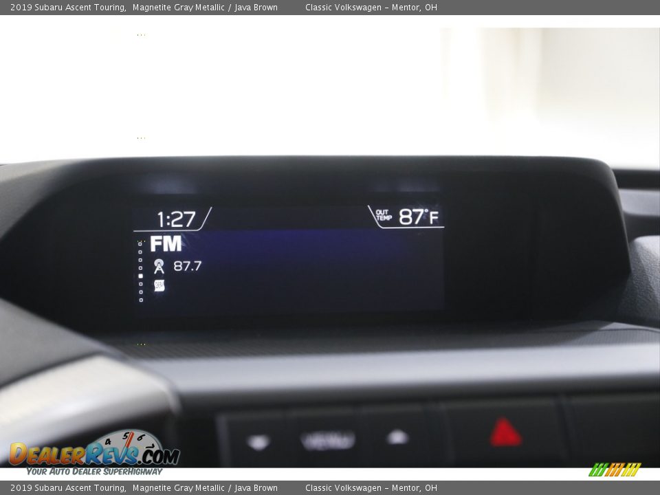 2019 Subaru Ascent Touring Magnetite Gray Metallic / Java Brown Photo #14