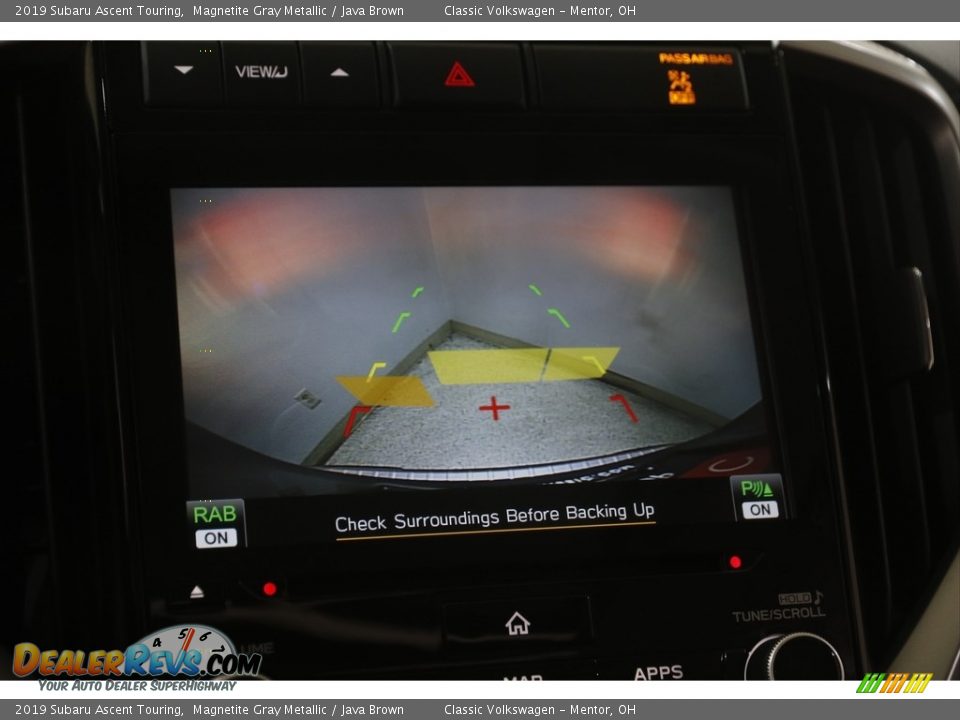 2019 Subaru Ascent Touring Magnetite Gray Metallic / Java Brown Photo #20