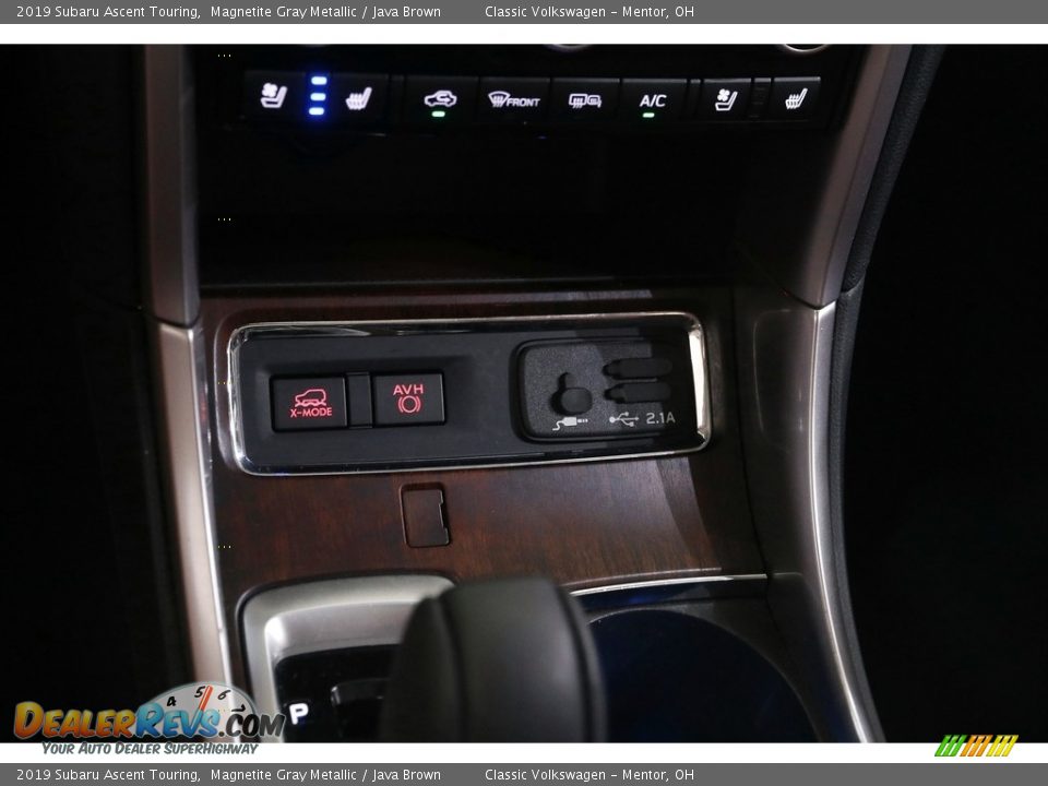 2019 Subaru Ascent Touring Magnetite Gray Metallic / Java Brown Photo #22