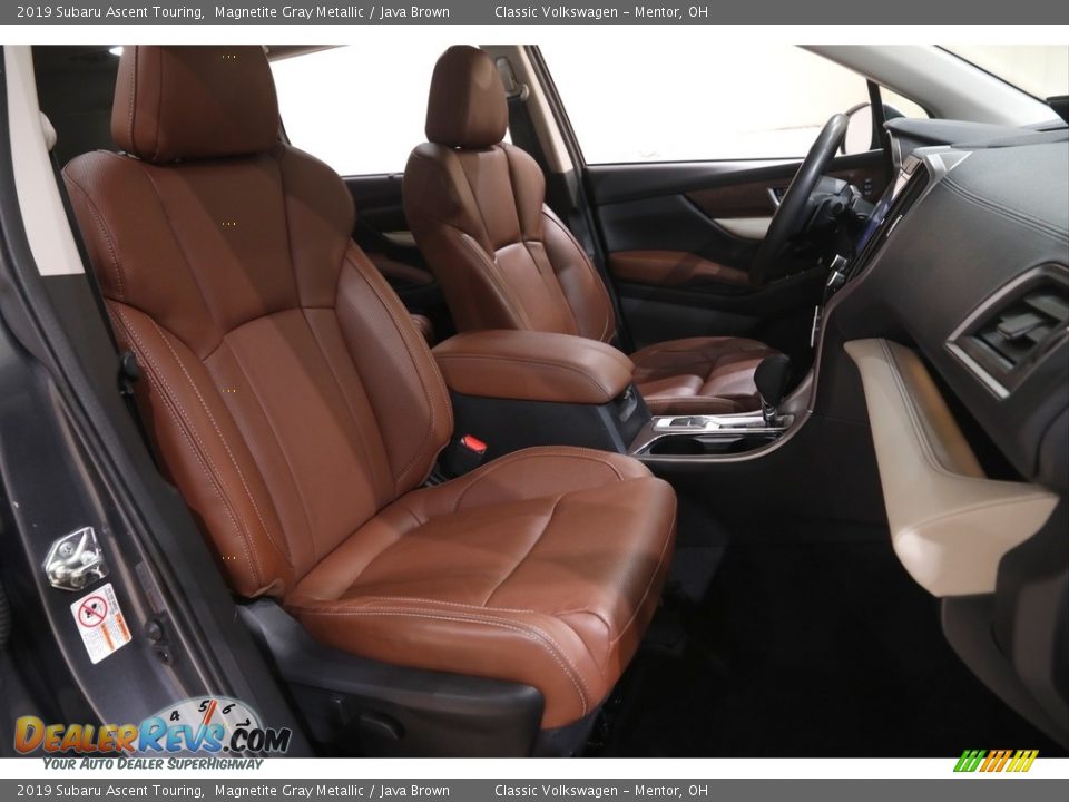 2019 Subaru Ascent Touring Magnetite Gray Metallic / Java Brown Photo #24