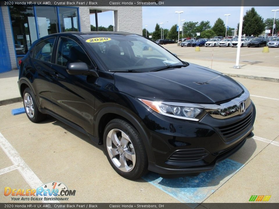 2020 Honda HR-V LX AWD Crystal Black Pearl / Black Photo #3