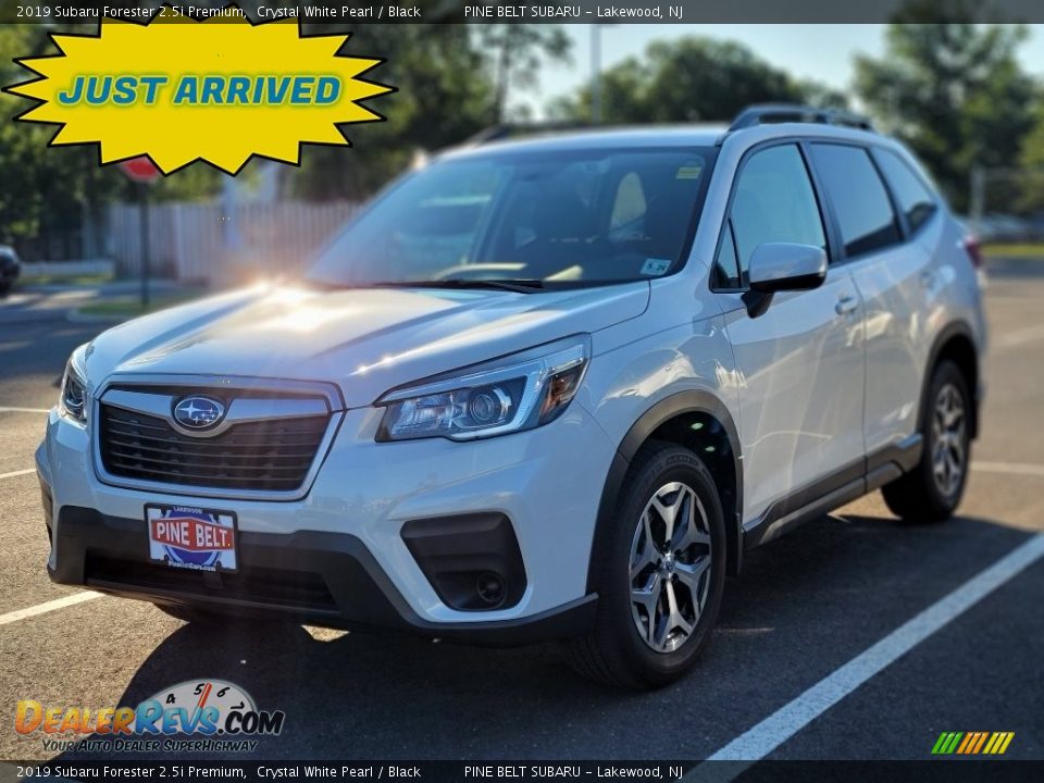 2019 Subaru Forester 2.5i Premium Crystal White Pearl / Black Photo #1