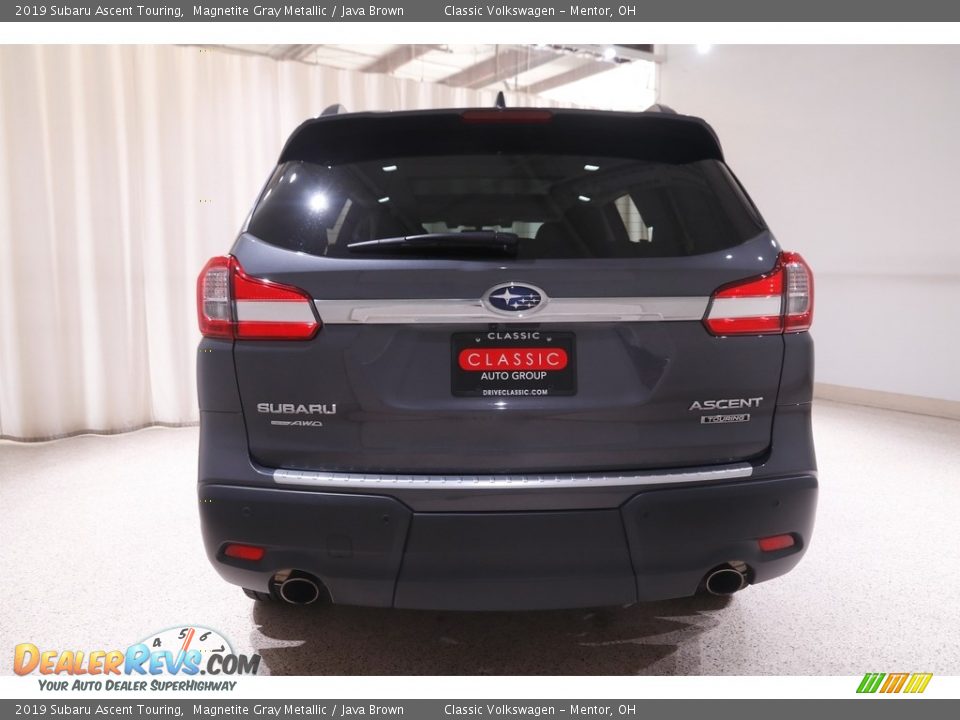2019 Subaru Ascent Touring Magnetite Gray Metallic / Java Brown Photo #28