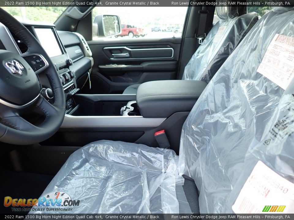 2022 Ram 1500 Big Horn Night Edition Quad Cab 4x4 Granite Crystal Metallic / Black Photo #10