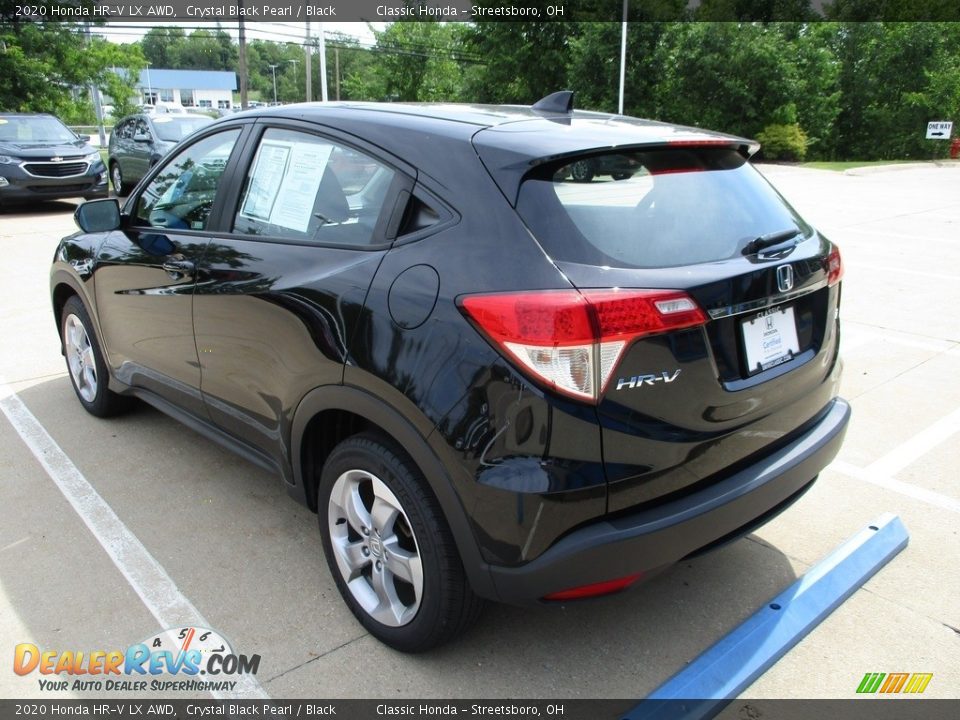 2020 Honda HR-V LX AWD Crystal Black Pearl / Black Photo #9