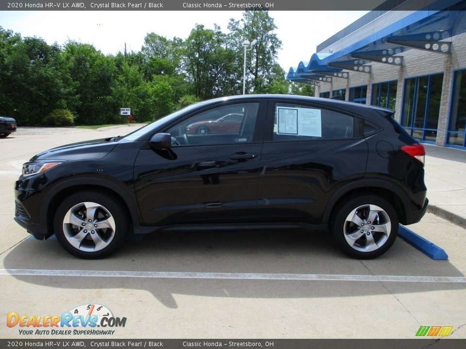 2020 Honda HR-V LX AWD Crystal Black Pearl / Black Photo #10