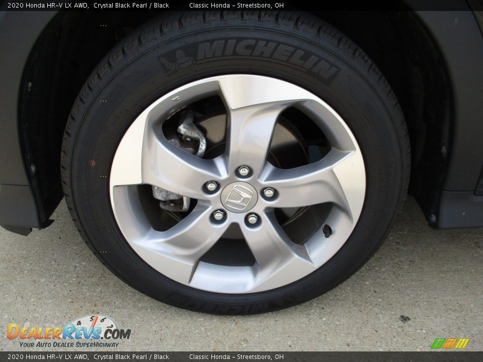 2020 Honda HR-V LX AWD Crystal Black Pearl / Black Photo #12