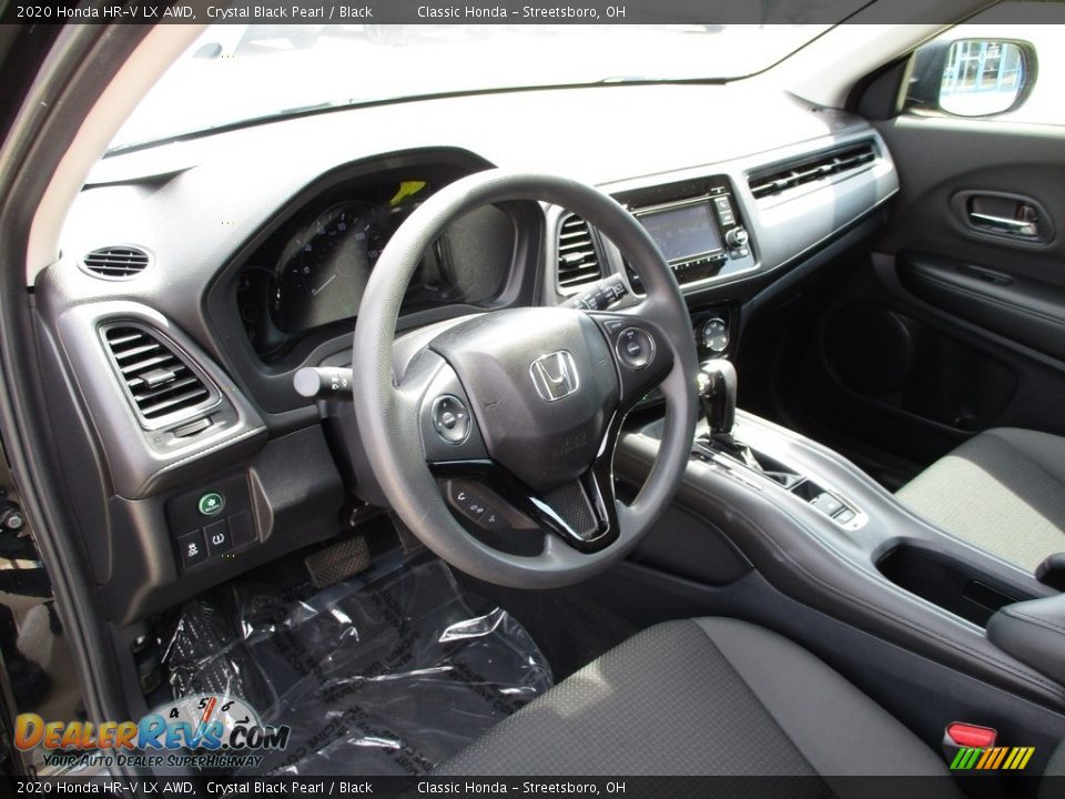 2020 Honda HR-V LX AWD Crystal Black Pearl / Black Photo #28