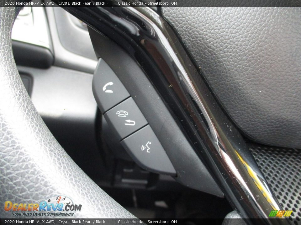 2020 Honda HR-V LX AWD Crystal Black Pearl / Black Photo #32