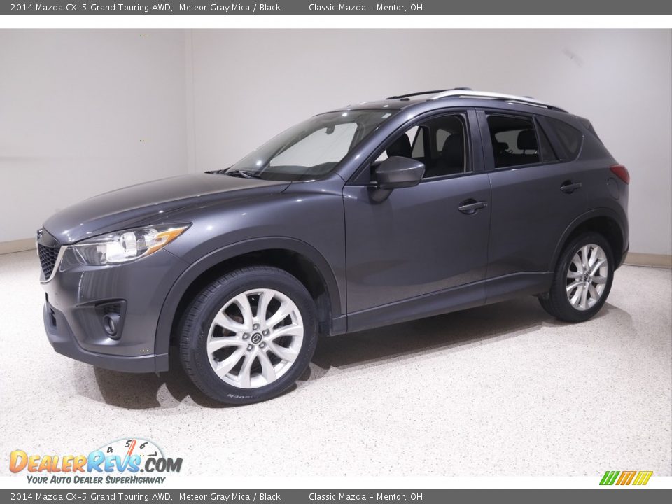 2014 Mazda CX-5 Grand Touring AWD Meteor Gray Mica / Black Photo #3