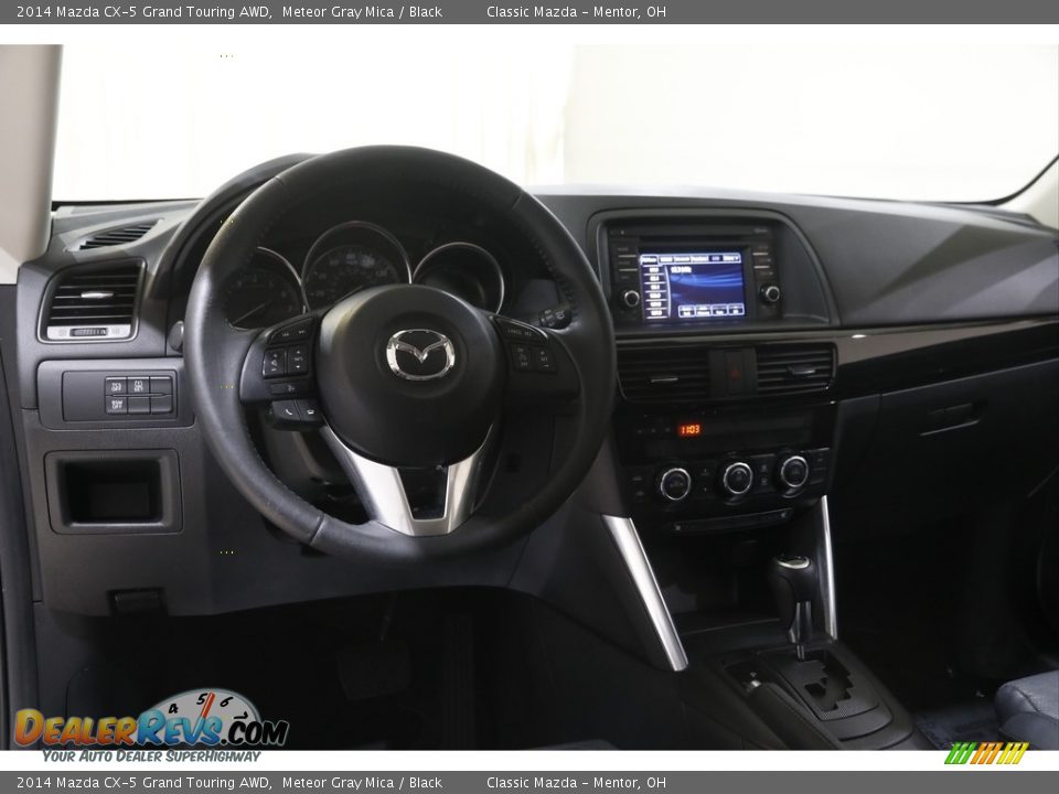 2014 Mazda CX-5 Grand Touring AWD Meteor Gray Mica / Black Photo #6