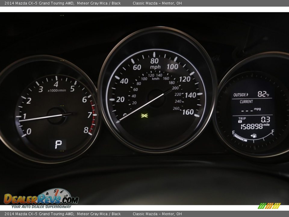 2014 Mazda CX-5 Grand Touring AWD Meteor Gray Mica / Black Photo #8
