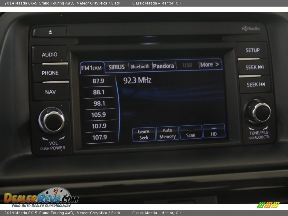 2014 Mazda CX-5 Grand Touring AWD Meteor Gray Mica / Black Photo #10