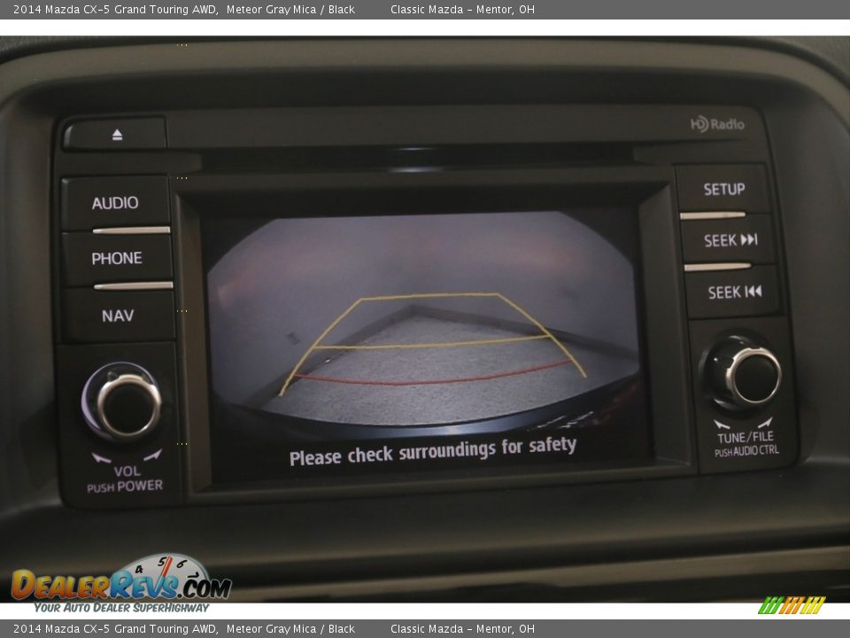 2014 Mazda CX-5 Grand Touring AWD Meteor Gray Mica / Black Photo #12