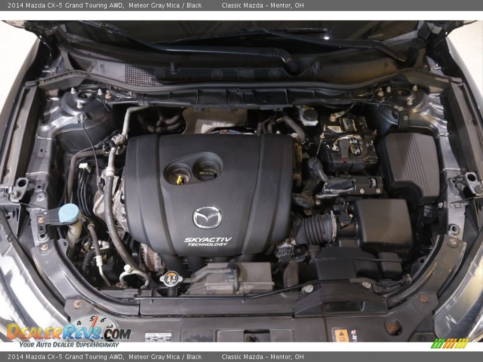 2014 Mazda CX-5 Grand Touring AWD Meteor Gray Mica / Black Photo #19