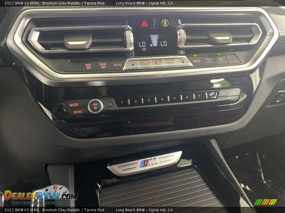 2022 BMW X3 M40i Brooklyn Grey Metallic / Tacora Red Photo #22