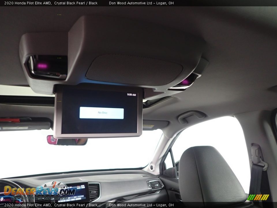 2020 Honda Pilot Elite AWD Crystal Black Pearl / Black Photo #4