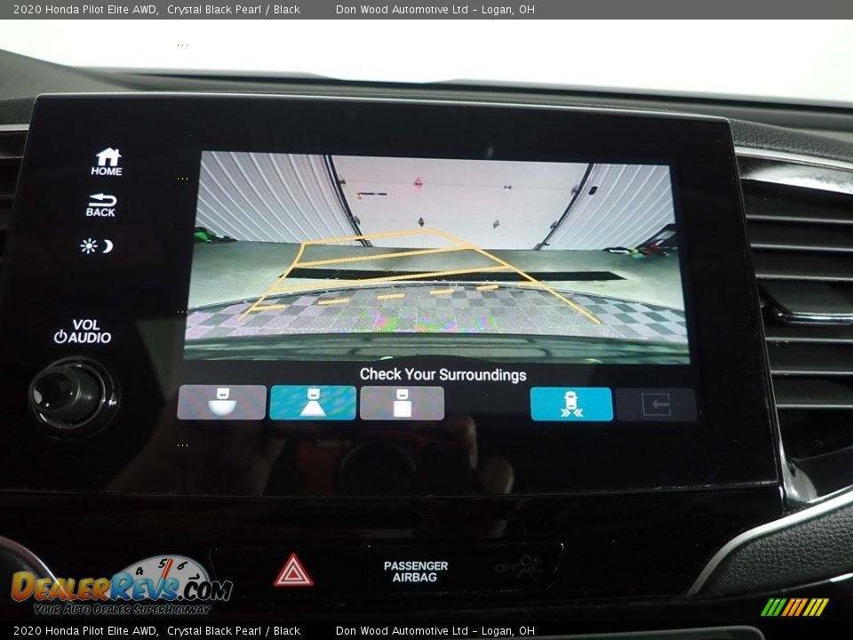 2020 Honda Pilot Elite AWD Crystal Black Pearl / Black Photo #6