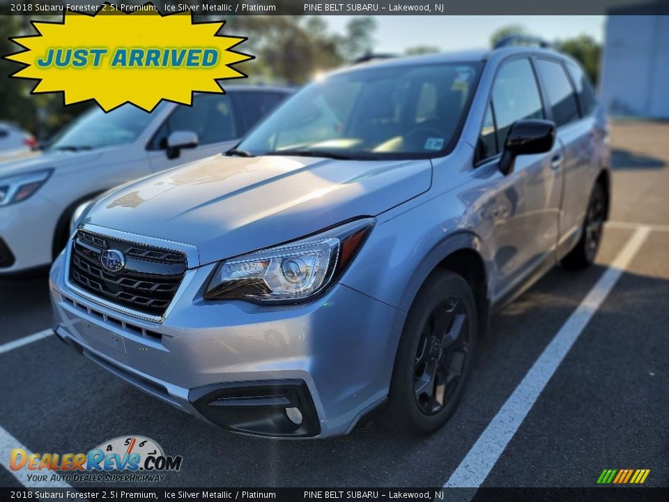 2018 Subaru Forester 2.5i Premium Ice Silver Metallic / Platinum Photo #1