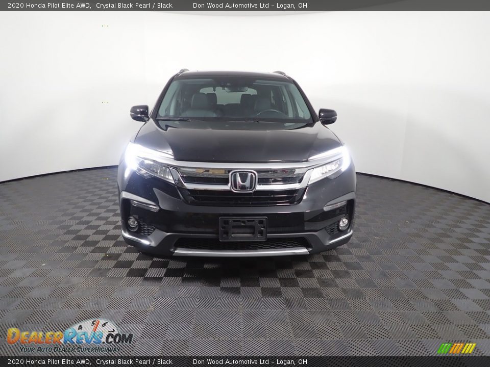 2020 Honda Pilot Elite AWD Crystal Black Pearl / Black Photo #9