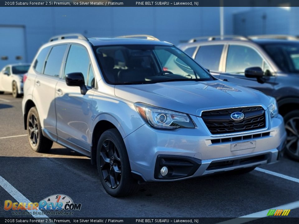 2018 Subaru Forester 2.5i Premium Ice Silver Metallic / Platinum Photo #3