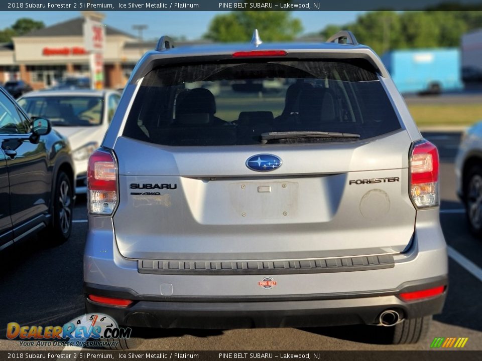 2018 Subaru Forester 2.5i Premium Ice Silver Metallic / Platinum Photo #6