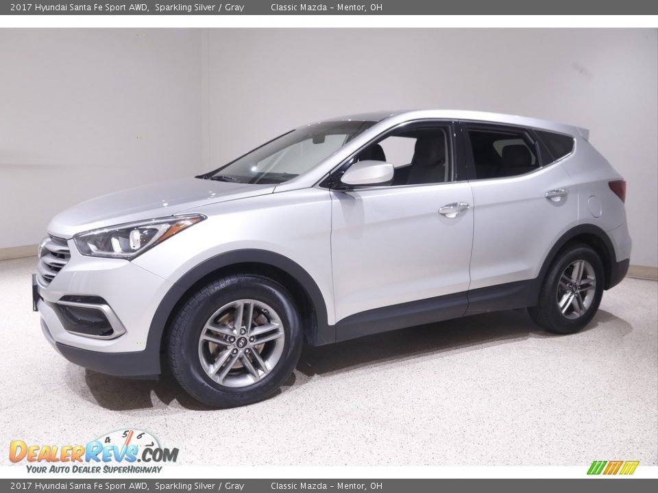 2017 Hyundai Santa Fe Sport AWD Sparkling Silver / Gray Photo #3