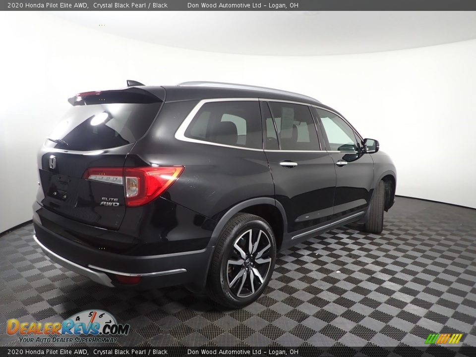 2020 Honda Pilot Elite AWD Crystal Black Pearl / Black Photo #15