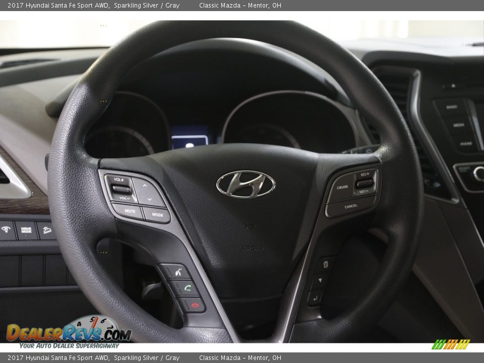 2017 Hyundai Santa Fe Sport AWD Sparkling Silver / Gray Photo #7