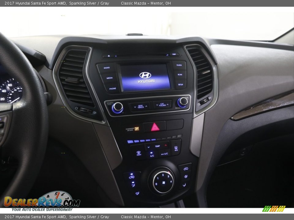 2017 Hyundai Santa Fe Sport AWD Sparkling Silver / Gray Photo #9