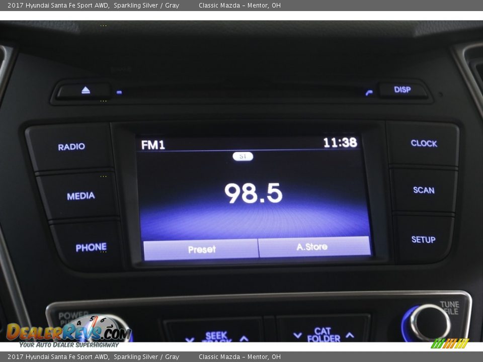 2017 Hyundai Santa Fe Sport AWD Sparkling Silver / Gray Photo #10