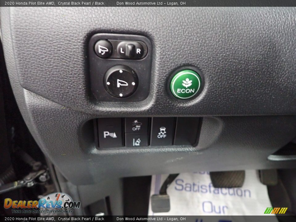 2020 Honda Pilot Elite AWD Crystal Black Pearl / Black Photo #20