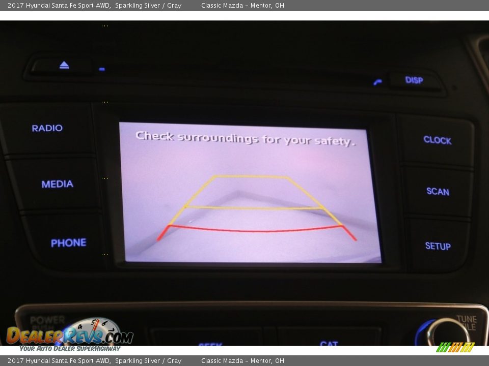 2017 Hyundai Santa Fe Sport AWD Sparkling Silver / Gray Photo #12