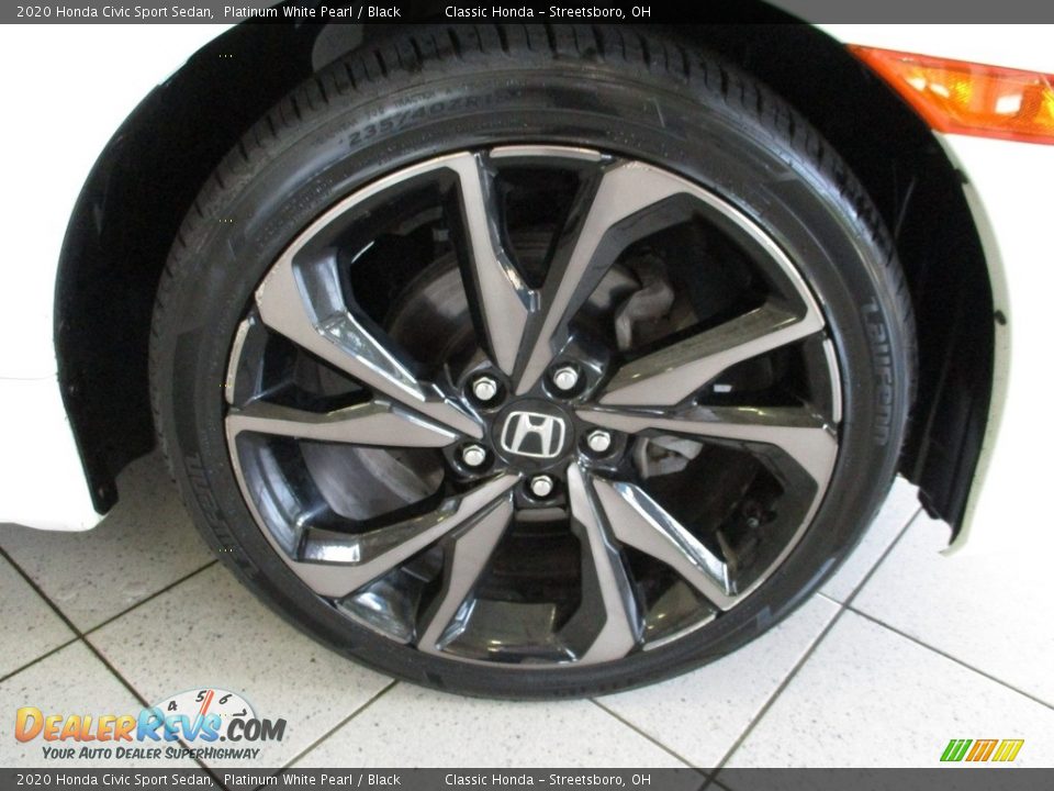 2020 Honda Civic Sport Sedan Platinum White Pearl / Black Photo #5